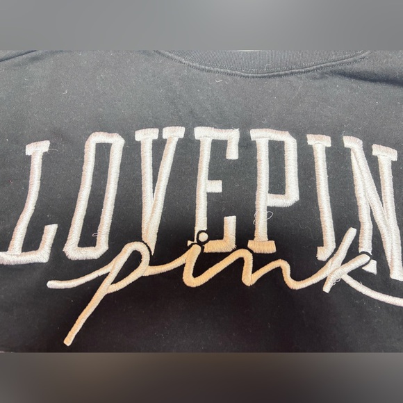 VS PINK Varsity Crew hoodie cosmic size M - Picture 8 of 8